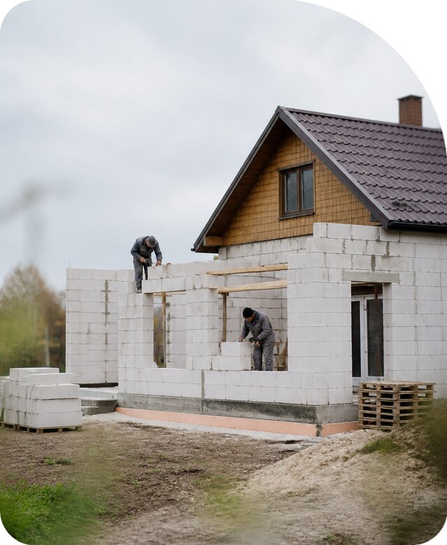 Пристройка из пеноблоков в Устях-Лабинске под ключ от 35756 р. | РадиДОМА-Улб